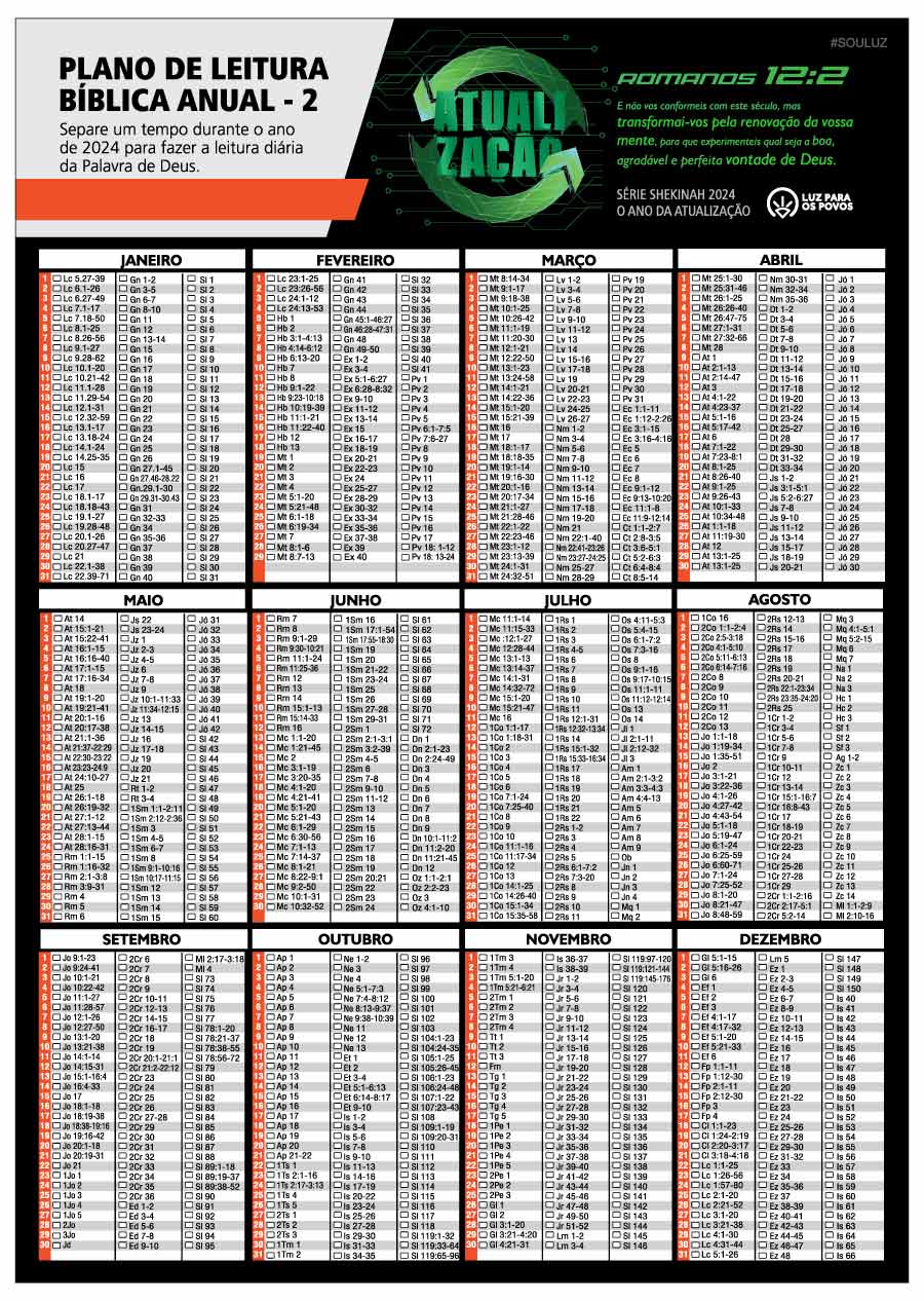 Plano De Leitura 2024 Luz Para Os Povos 7056
